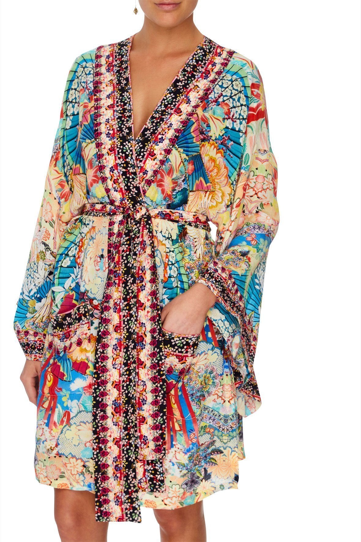 KIMONO WITH TIE BELT MISO IN LOVE