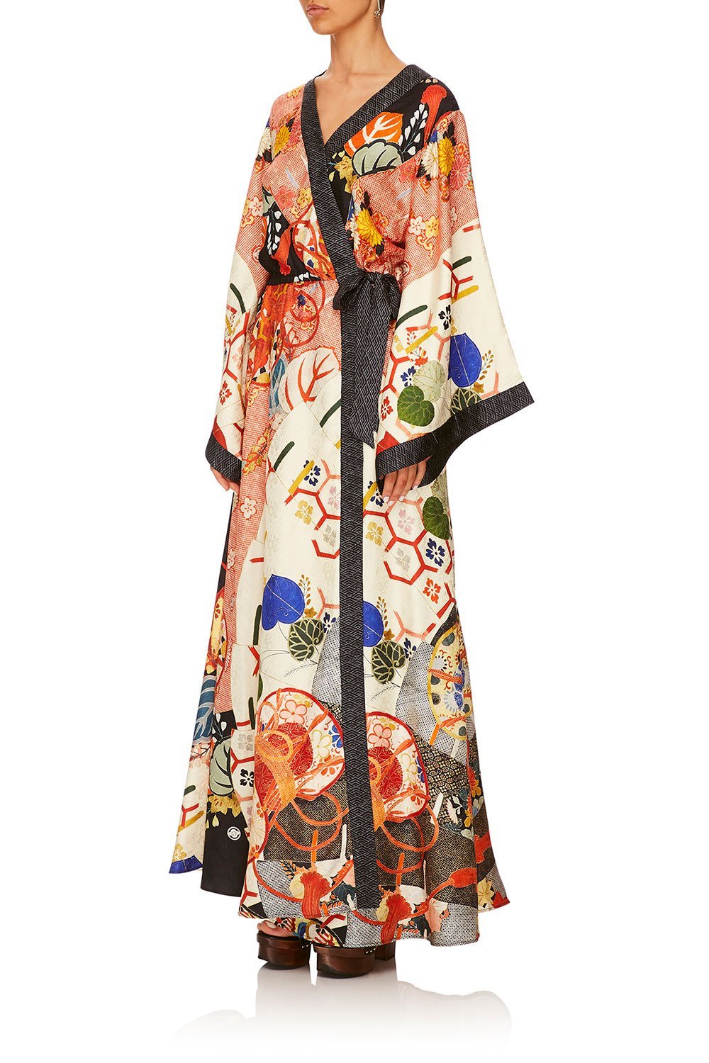 CAMILLA KISSING THE SUN KIMONO WRAP DRESS