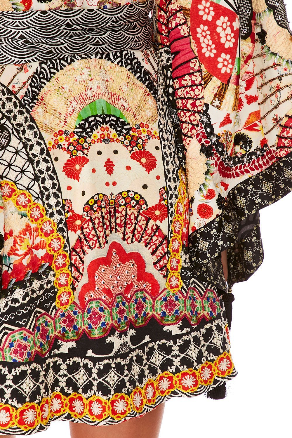 CAMILLA VINTAGE VIXEN KIMONO WRAP DRESS W OBI