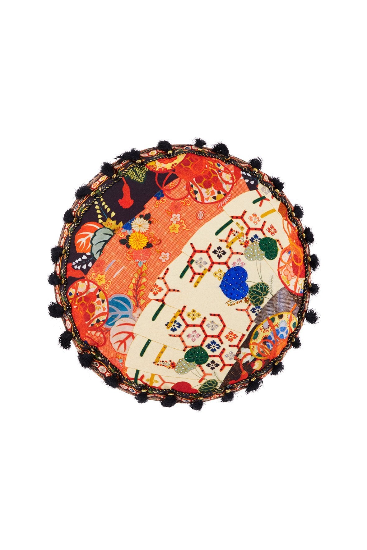 CAMILLA KISSING THE SUN OTTOMAN CUSHION