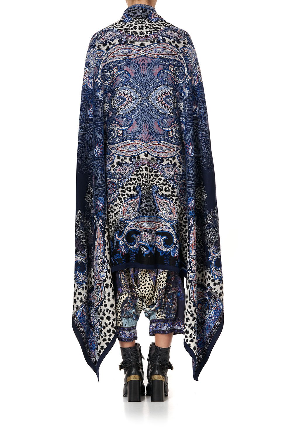 KNIT JACQUARD BLANKET FESTIVAL EXPRESS