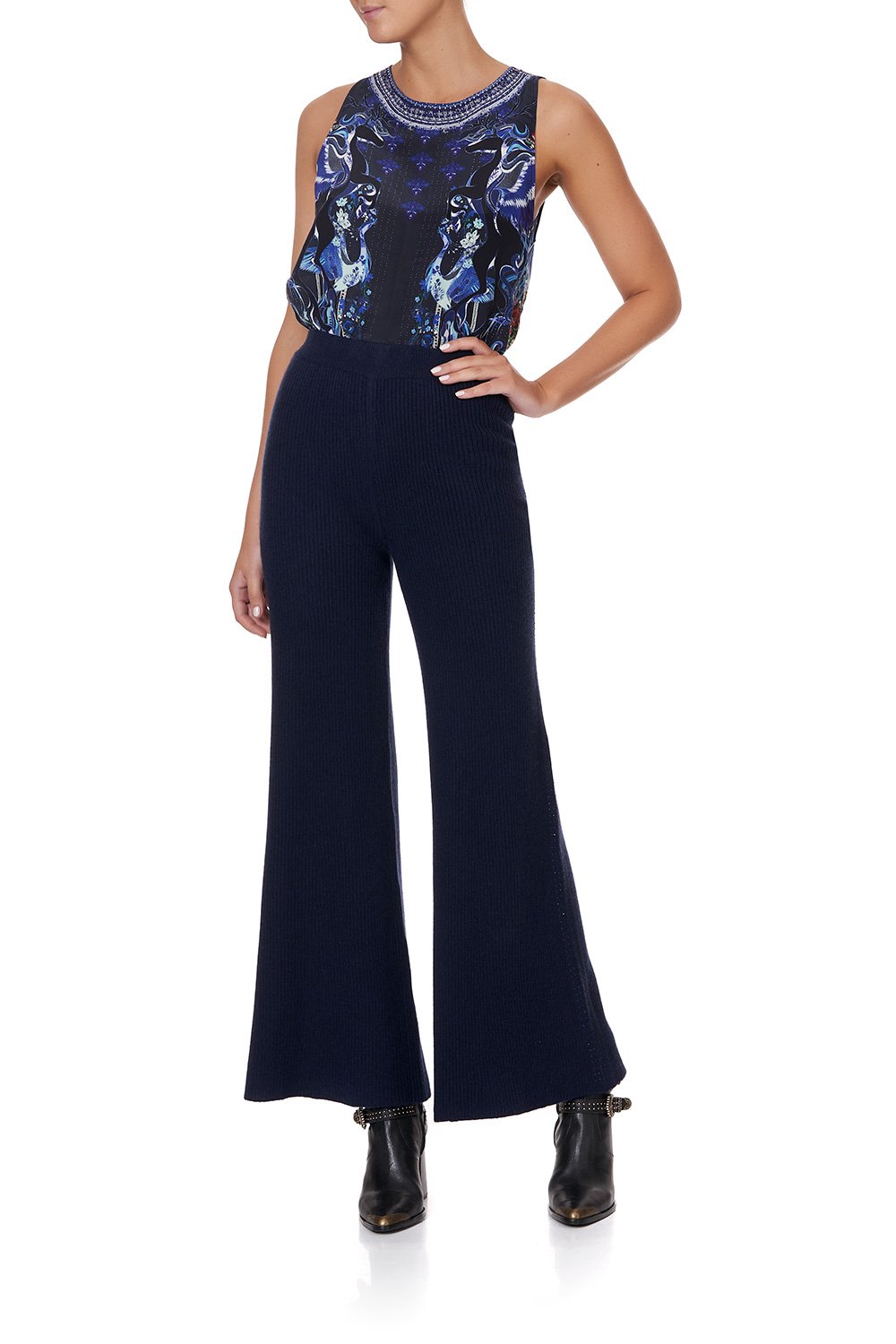 KNITTED PANT WITH SIDE DETAIL MARE MYSTIQUE