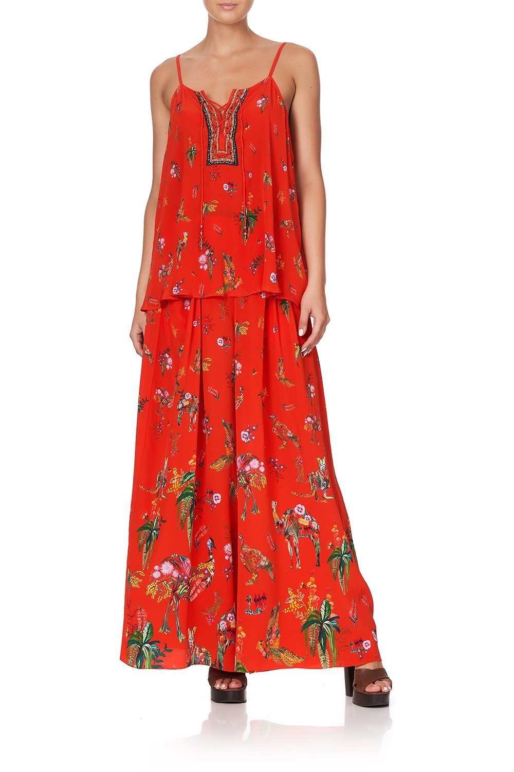 LACE UP FRONT CAMI CINEMA PARADISO