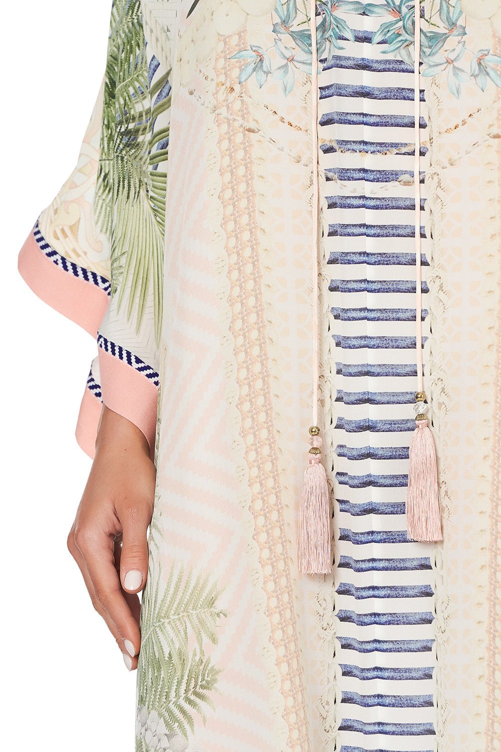 LACE UP FRONT KAFTAN BEACH SHACK