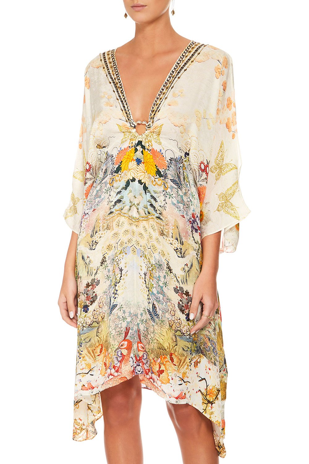 CAMILLA LADY LABYRINTH SHORT KAFTAN W HARDWARE