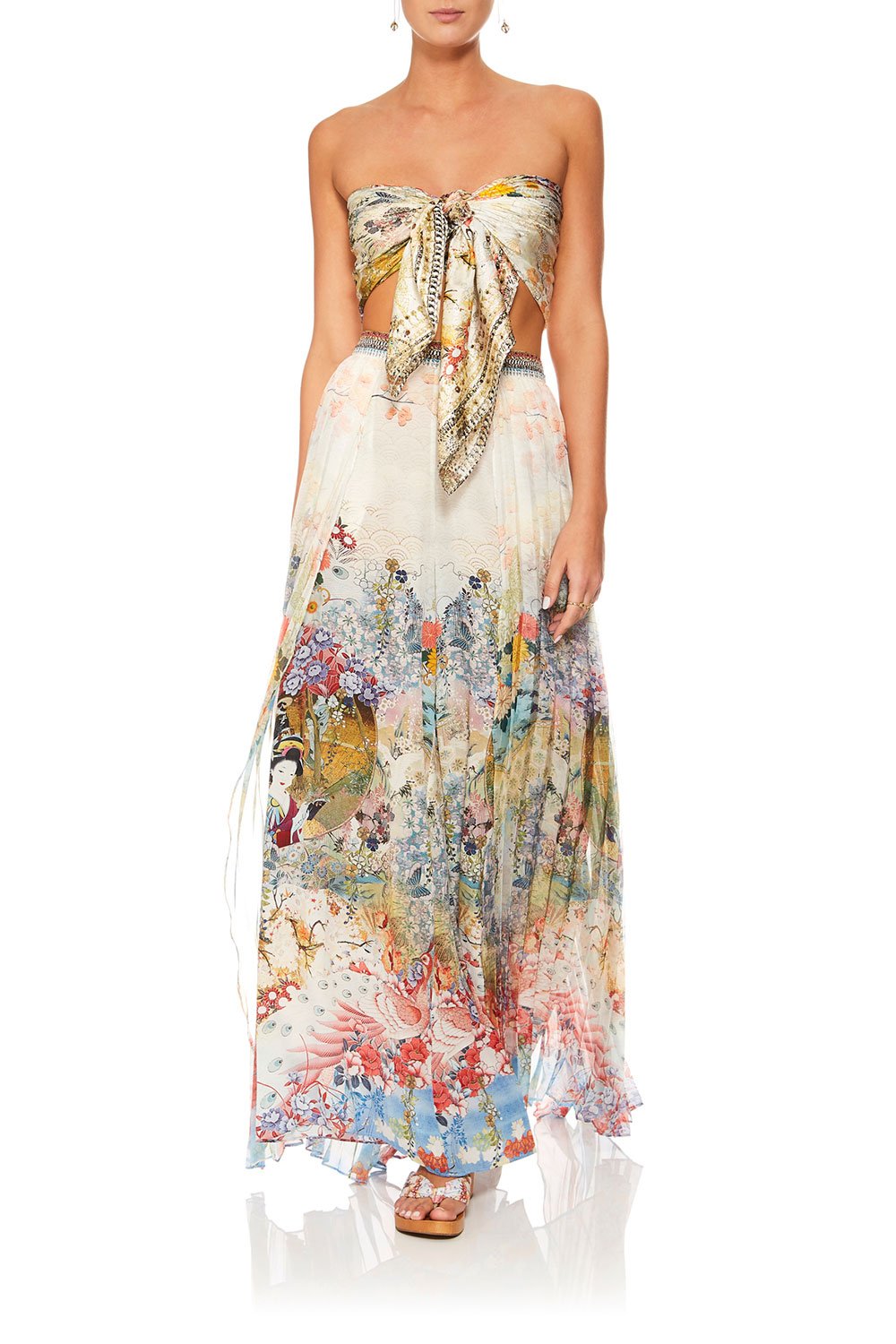 CAMILLA LADY LABYRINTH LARGE SQUARE SCARF