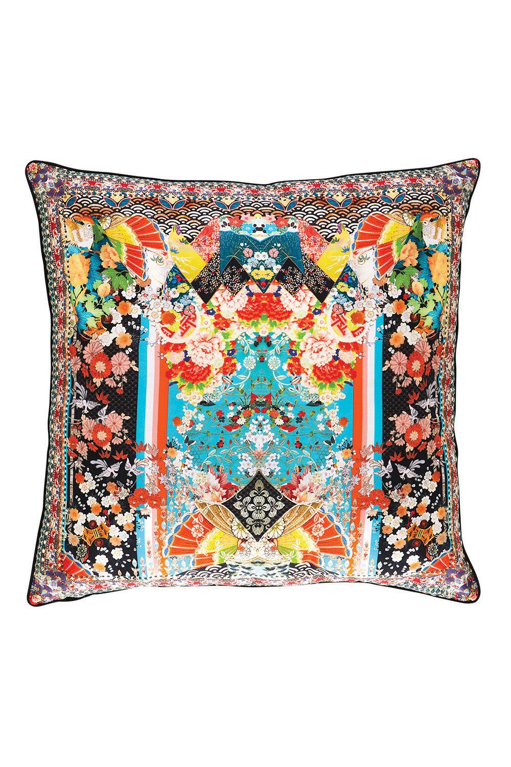 CAMILLA GALAXY GIRL LARGE SQUARE CUSHION