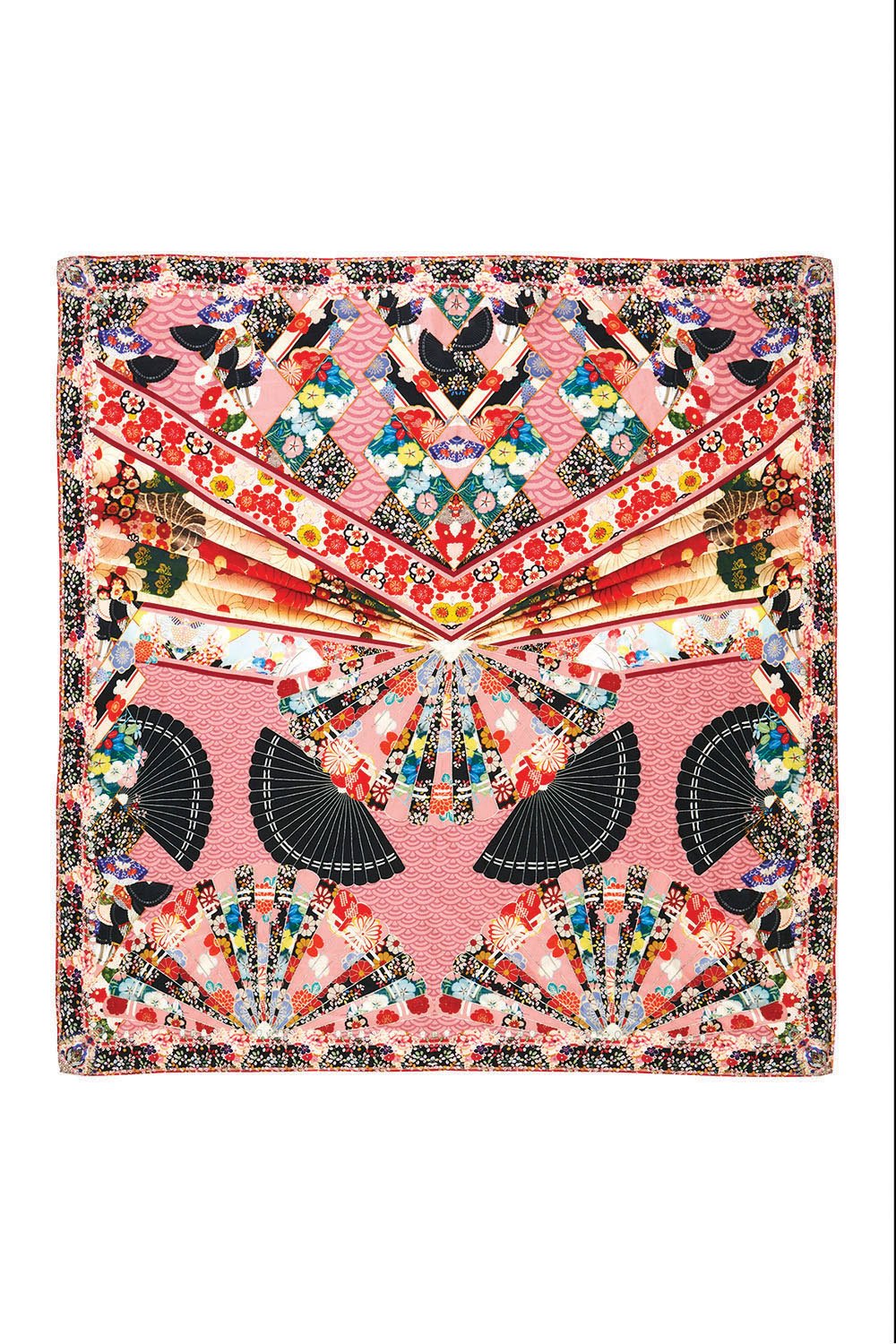 CAMILLA POSTCARDS FROM MARS LARGE SQUARE SCARF