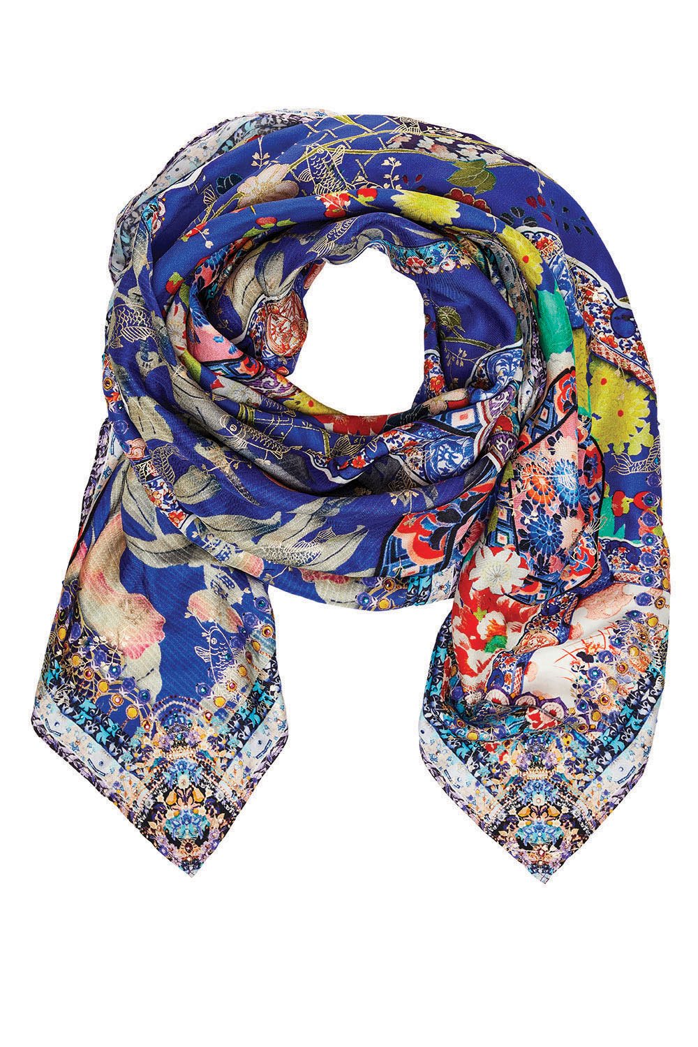 CAMILLA SATURN SISTER LARGE SQUARE SCARF