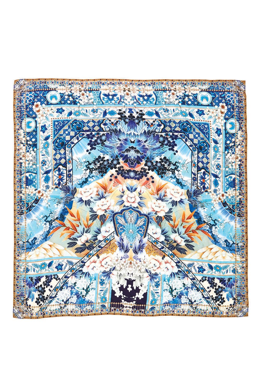 CAMILLA TOKYO TRIBE LARGE SQUARE SCARF