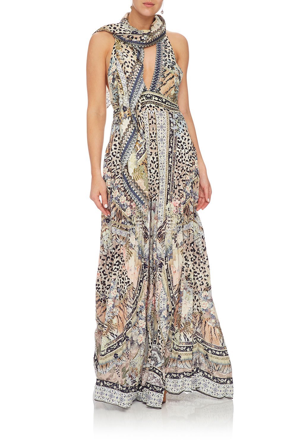 CAMILLA LARGE SQUARE SCARF MOTO MAIKO