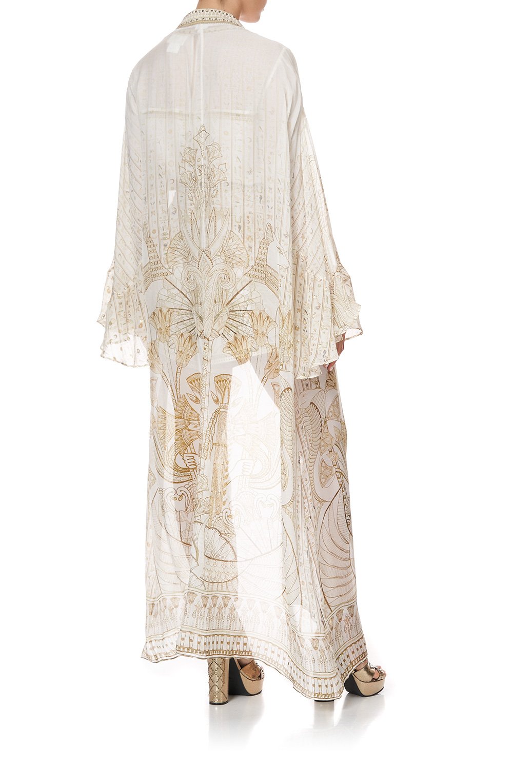 LAYERING ROBE WITH CONTRAST SLEEVE THE QUEENS CHAMBER