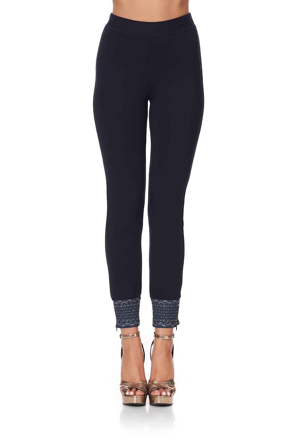 LEGGINGS WITH CONTRAST CUFF ITS A SIGN