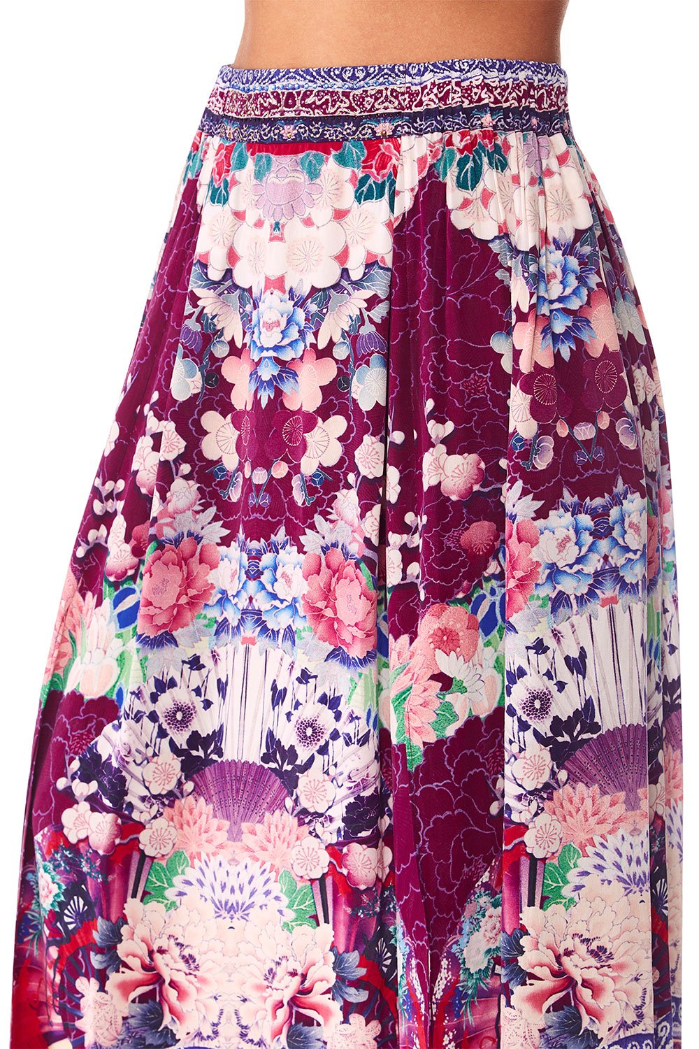 CAMILLA LITTLE OSAKA GIRL ELASTIC WAIST SKIRT W SPLITS