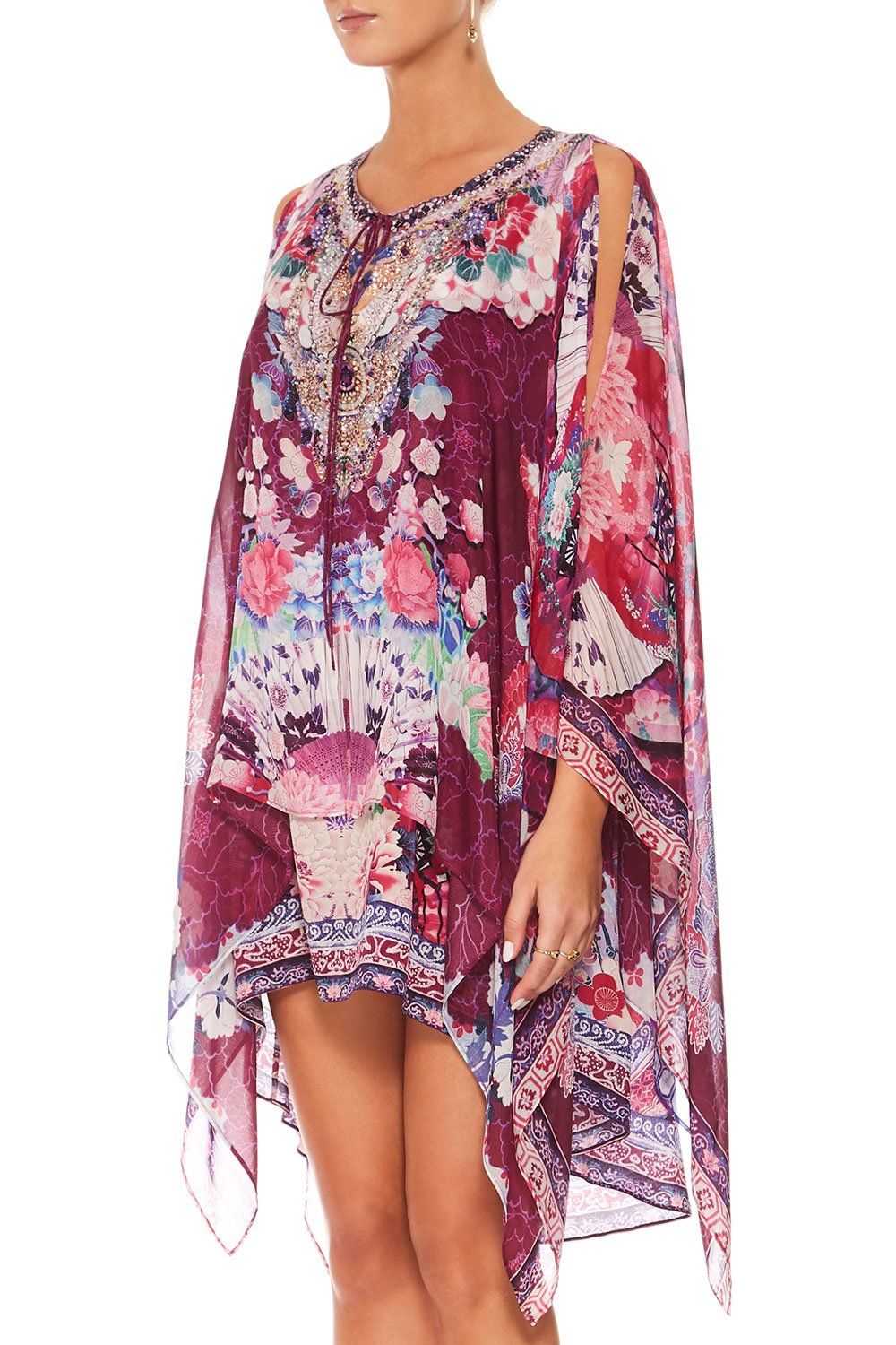 CAMILLA LITTLE OSAKA GIRL SHEER LAYERED DRESS WSPLIT