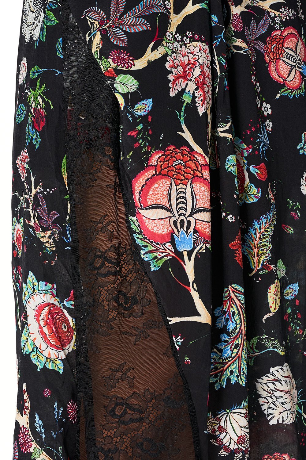 LONG CASUAL JACKET WITH LACE INSERTS HEUTE PROVINCIAL