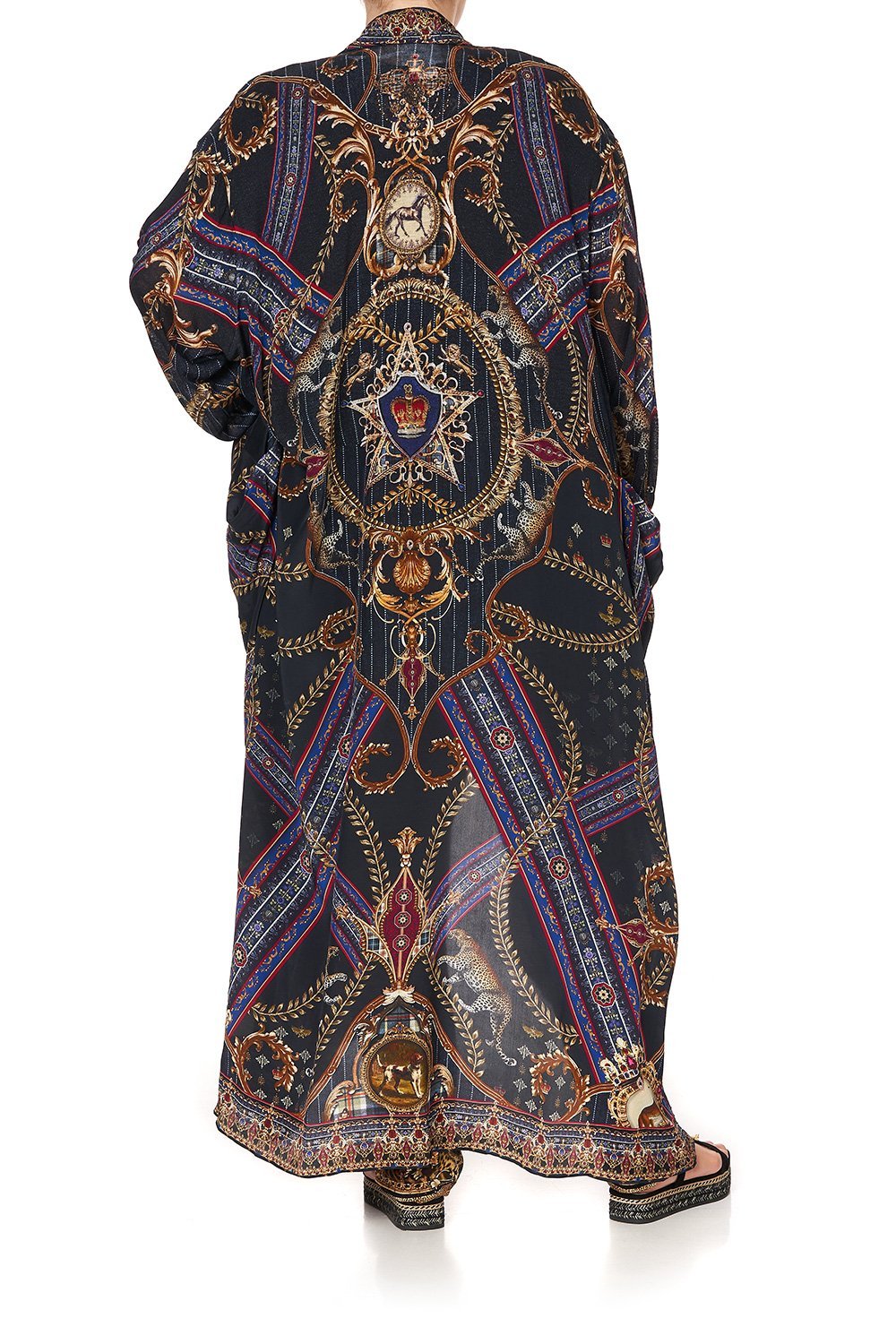 LONG CASUAL JACKET WITH POCKETS DINING HALL DARLING