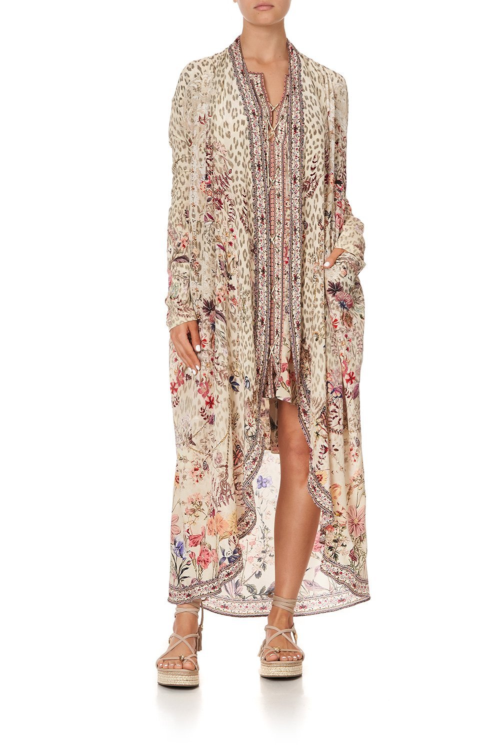 LONG CASUAL JACKET WITH POCKETS DRIFTING DREAMER