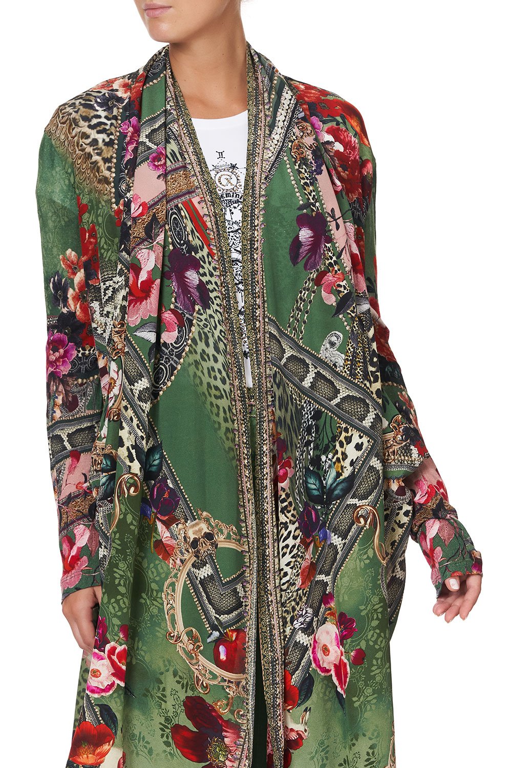 LONG CASUAL JACKET WITH POCKETS TALES OF TIME