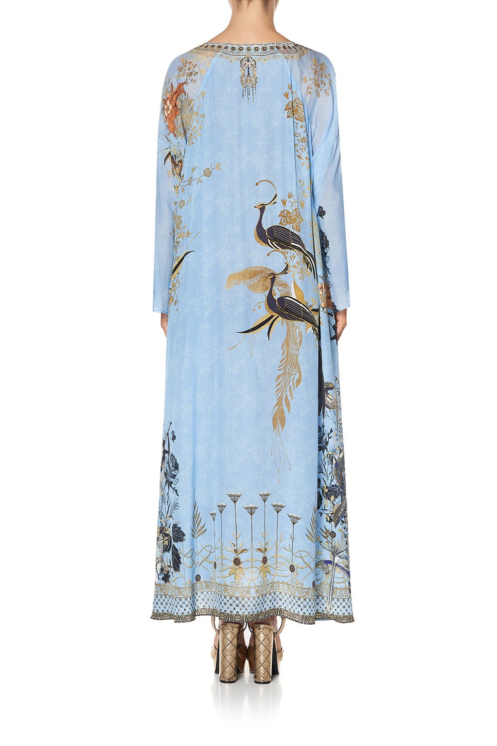 LONG RAGLAN SLEEVE FLARED KAFTAN FAIRY FOUNTAIN