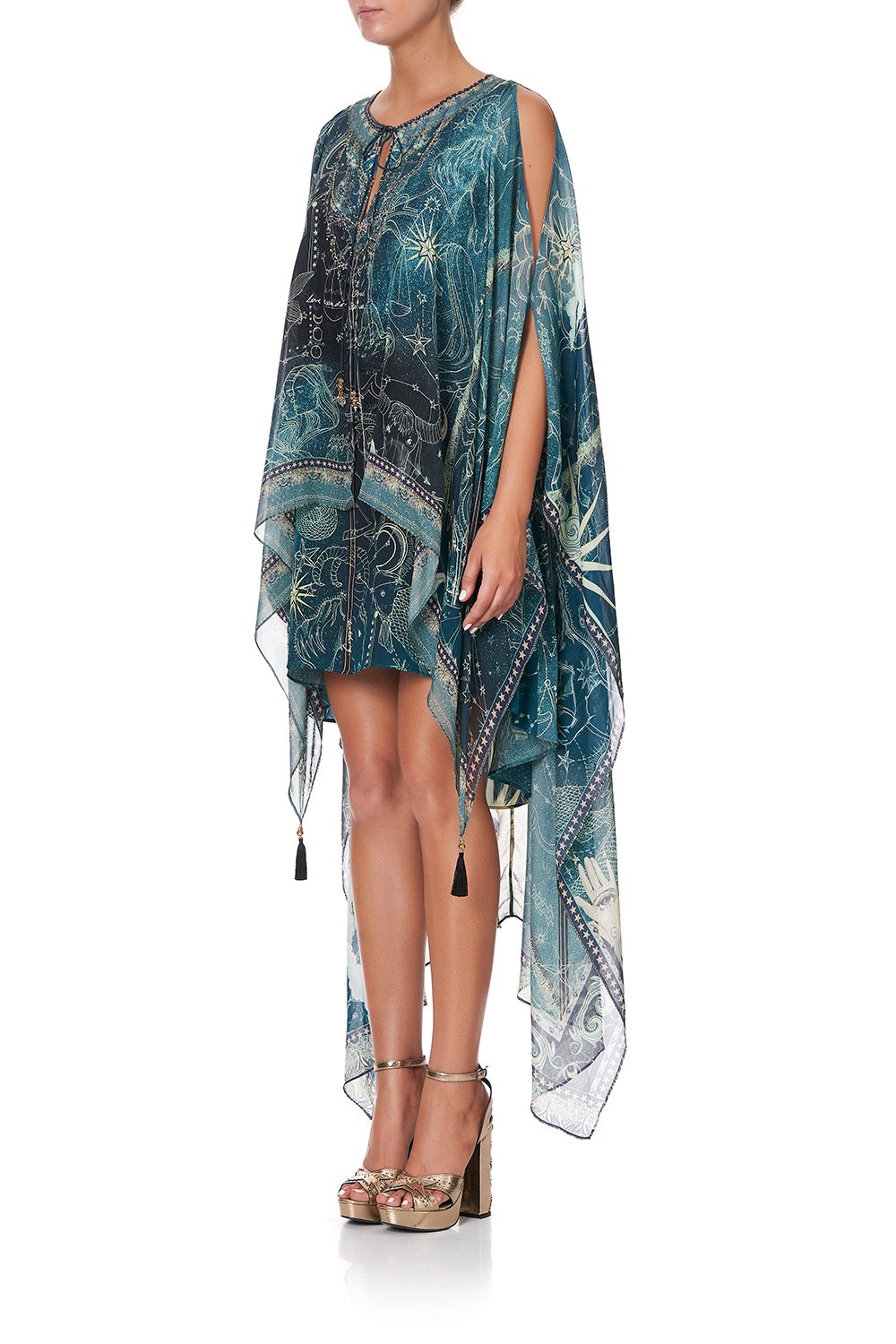 LONG SHEER OVERLAY DRESS INTO THE MYSTIQUE