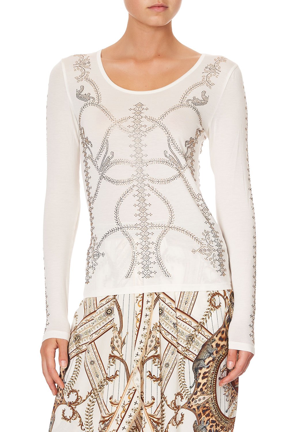 LONG SLEEVE FITTED TOP LADY LODGE