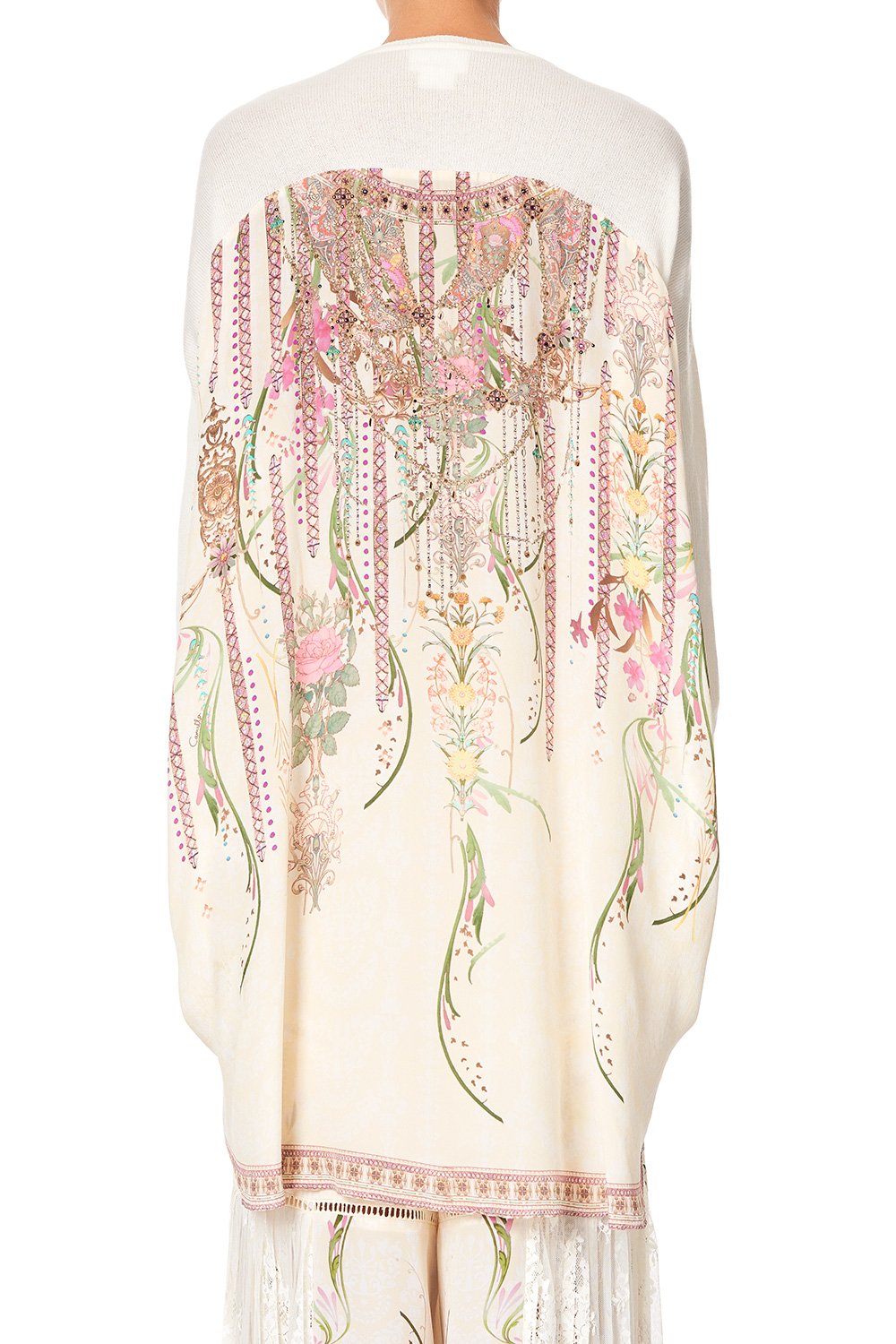 CAMILLA LONG SLEEVE JUMPER WITH PRINT BACK GOLDEN AGE