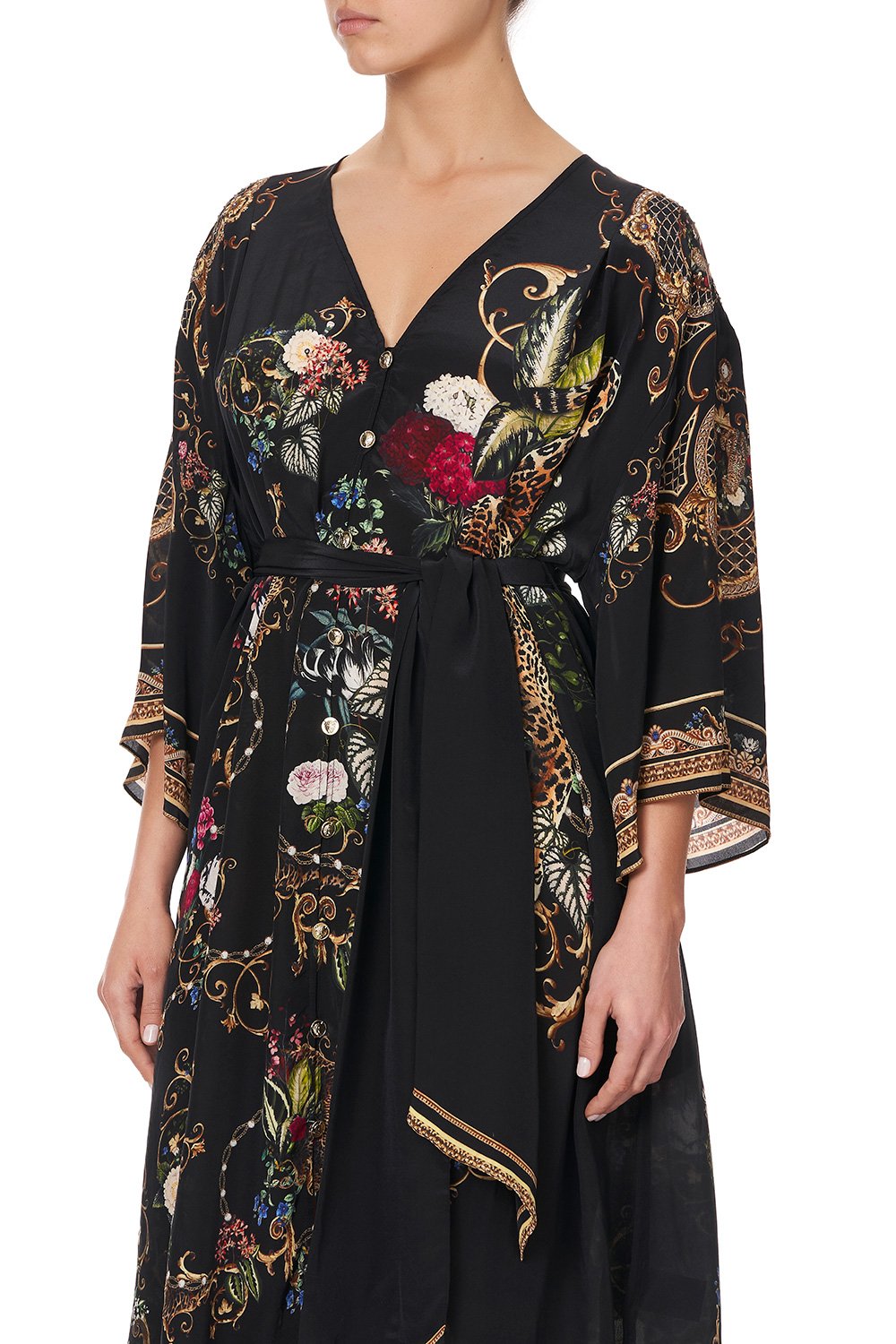 LOOSE BUTTON THROUGH DRESS STUDIO 54