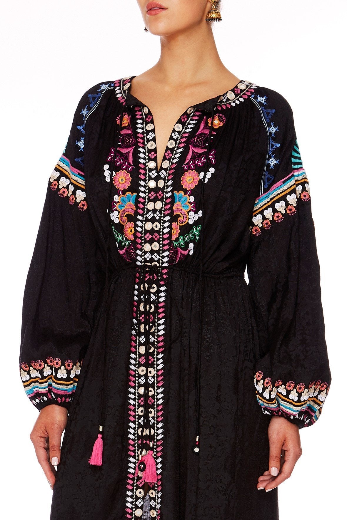 JAGGIS KINGDOM LOOSE FIT DRESS W TIE WAIST