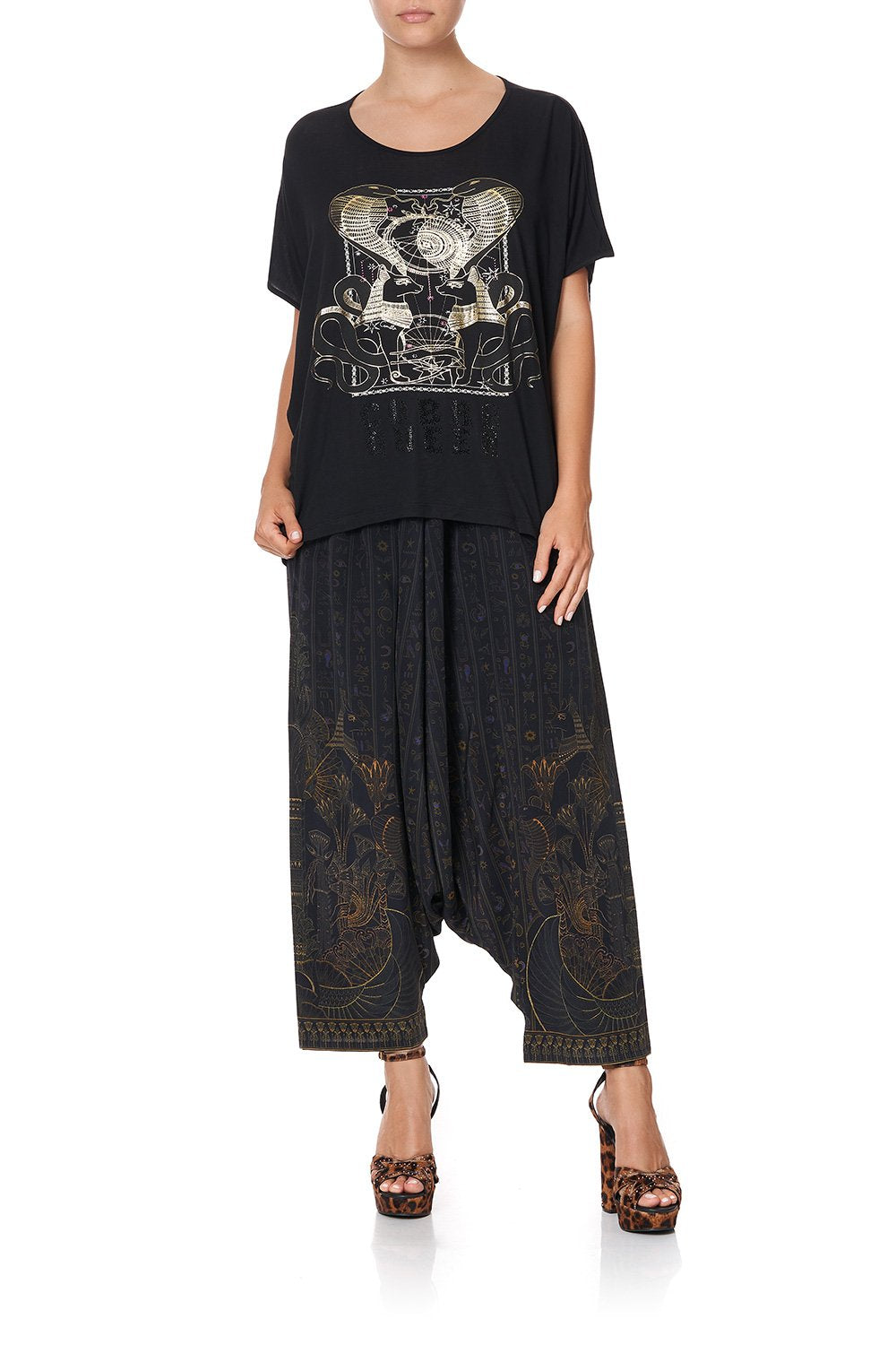 LOOSE FIT ROUND NECK TEE COBRA KING