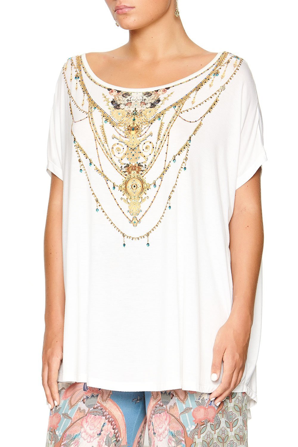 CAMILLA LOOSE FIT TEE OLYMPE ODE