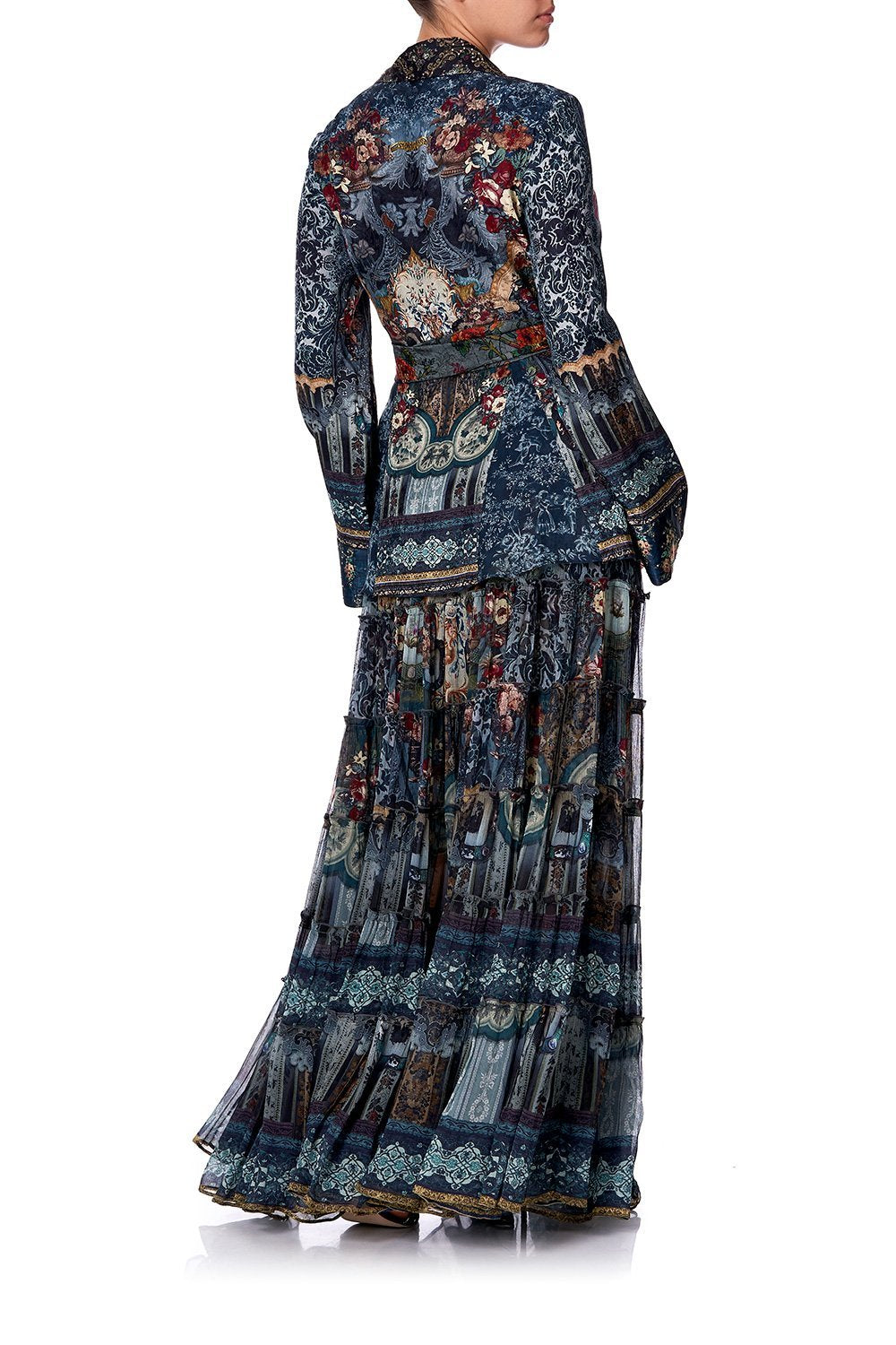 LOOSE JACKET WITH GODETS HOTEL BOHEME