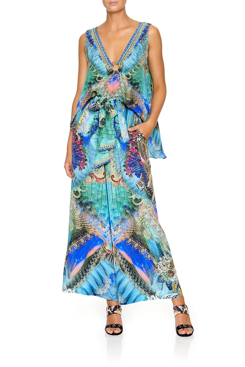 CAMILLA LOUNGE TROUSER WITH TIE WAIST FREEDOM FLIGHT