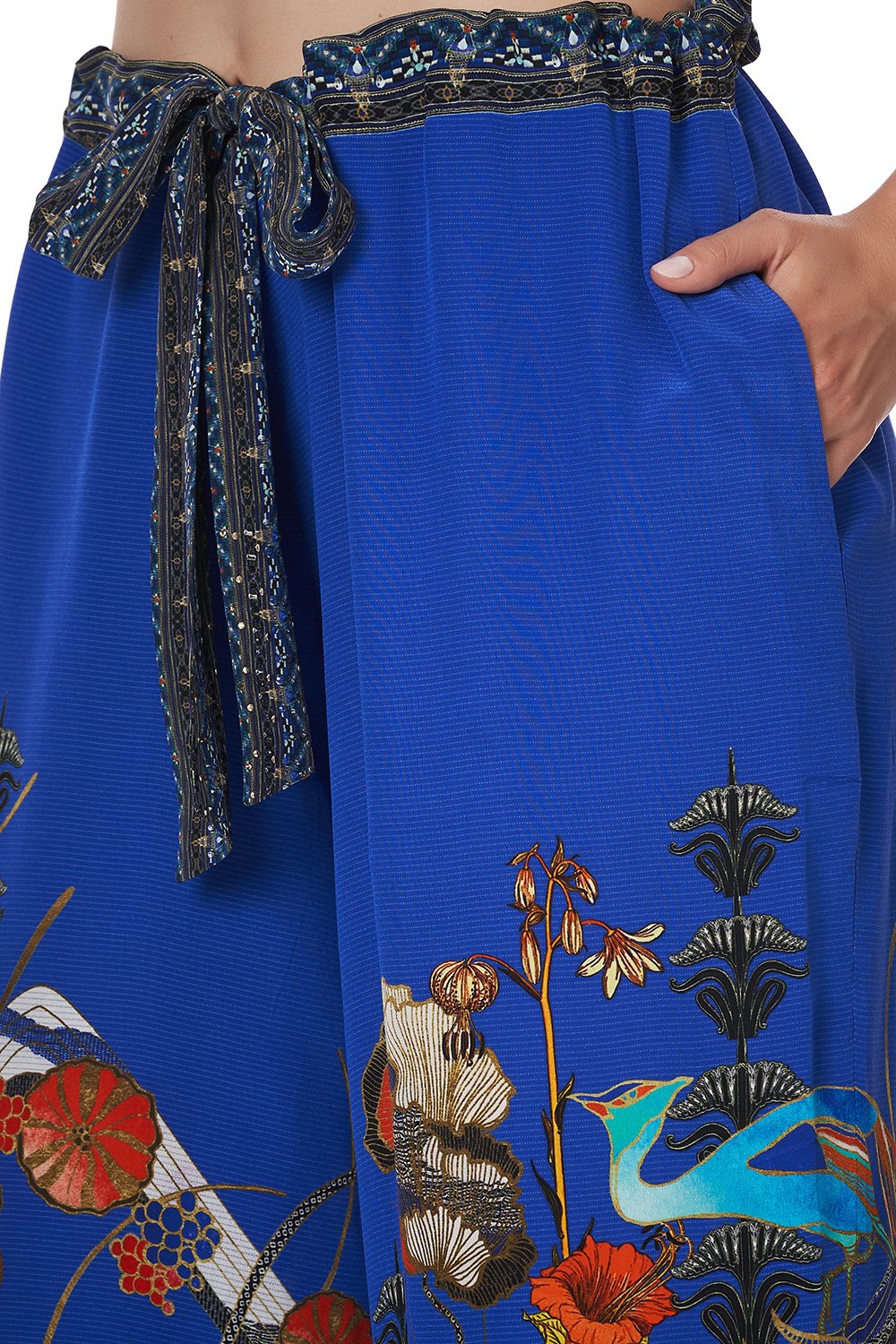 LOUNGE TROUSER WITH TIE WAIST TREE OF LIFE