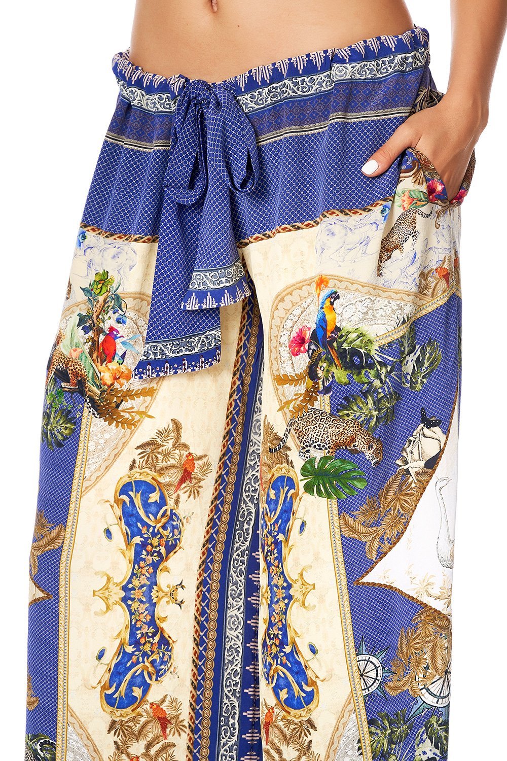 LOUNGE TROUSER WITH WAIST TIE MUSE NOVELS