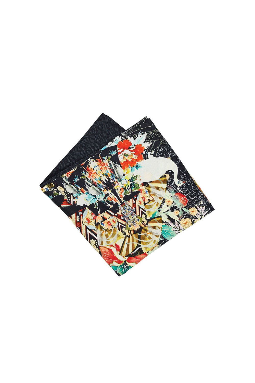 CAMILLA MIDNIGHT MOONCHILD MENS POCKET SQUARE