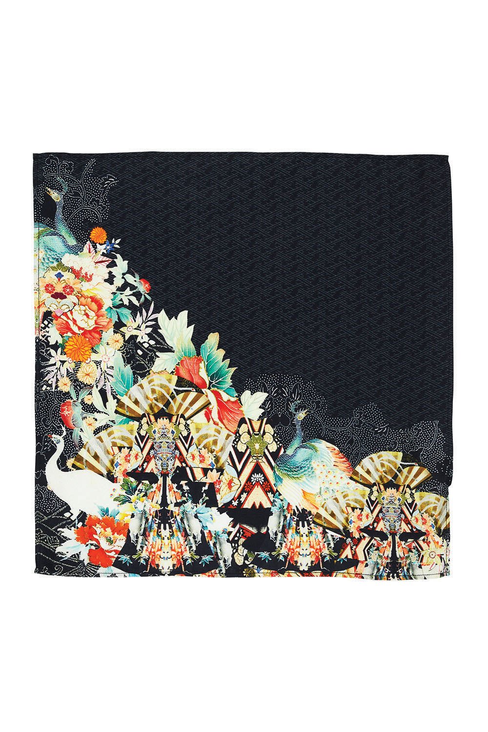 CAMILLA MIDNIGHT MOONCHILD MENS POCKET SQUARE