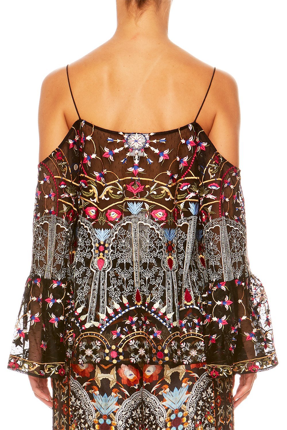 CAMILLA MESH DROP SHOULDER TOP CHAMBER OF REFLECTIONS