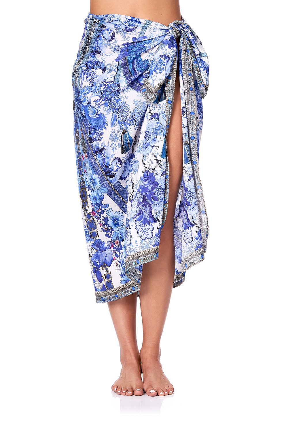 MID LENGTH SARONG PAINTED PROVINCIAL