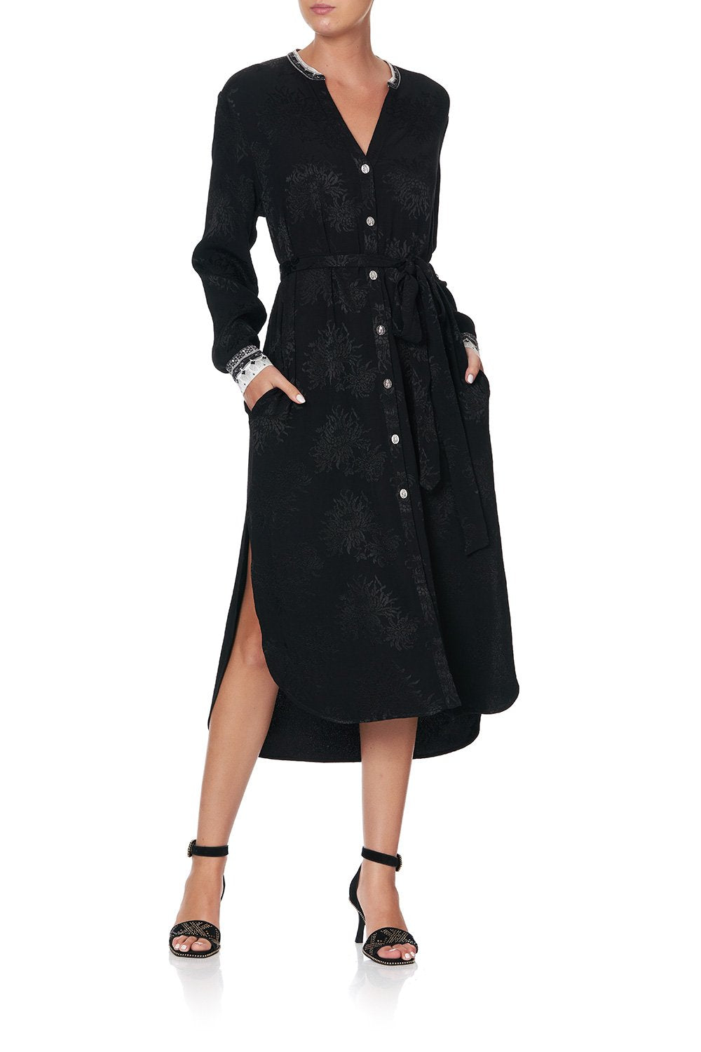 MID LENGTH SHIRT DRESS SILVER LININGS