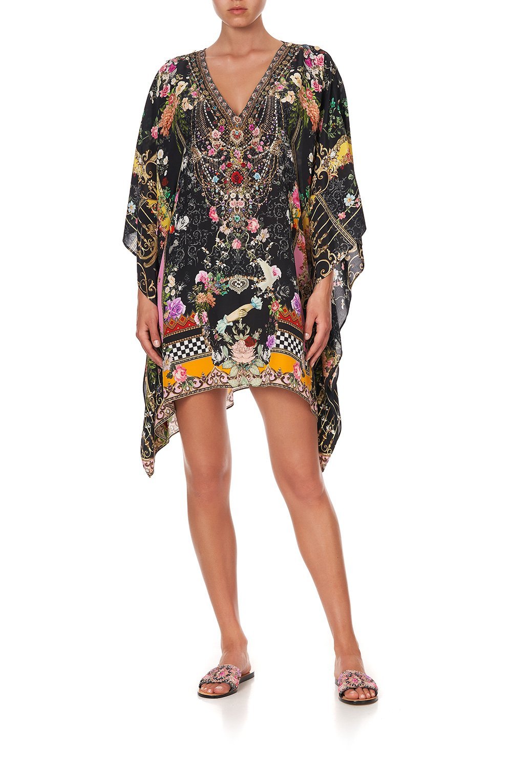 MIDI KAFTAN WITH BUTTON UP SLEEVES MONTAGUES CAPULET