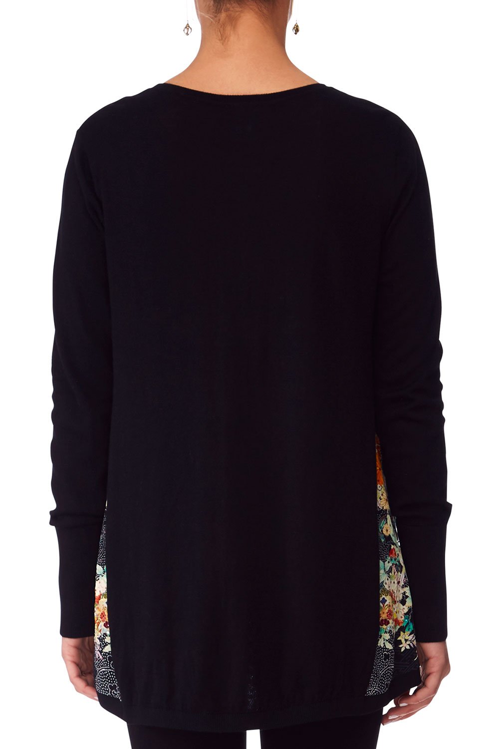 CAMILLA MIDNIGHT MOONCHILD SILK GAUDET KNIT
