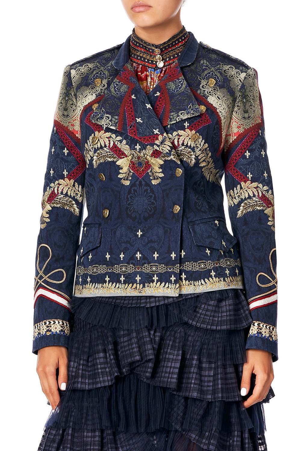 DOUBLE BREASTED TAILORED JACKET THIS CHARMING WOMAN