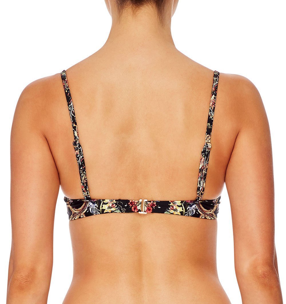 MOULDED PLUNGE BRA FRIEND IN FLORA