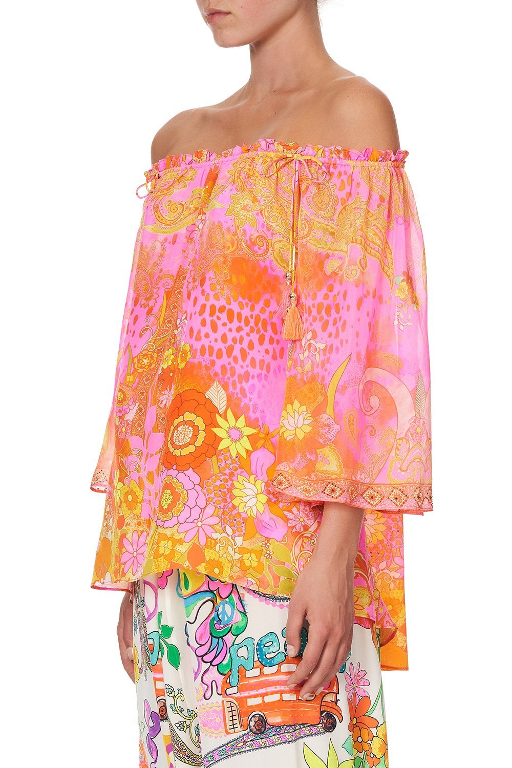 OFF SHOULDER FLARE BLOUSE HAIR HAIR HAIR