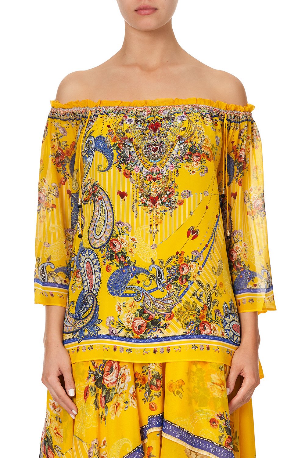 OFF SHOULDER FLARE BLOUSE OWN MUSE