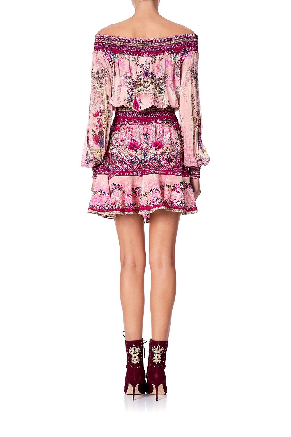 OFF SHOULDER SHORT DRESS LA BELLE