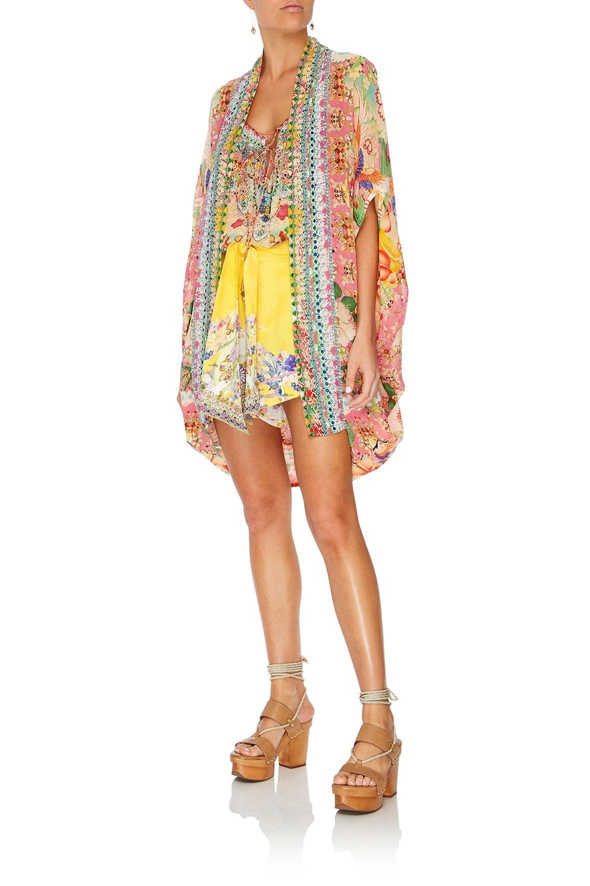 OPEN FRONT CARDI CAPE KIMONO KISSES