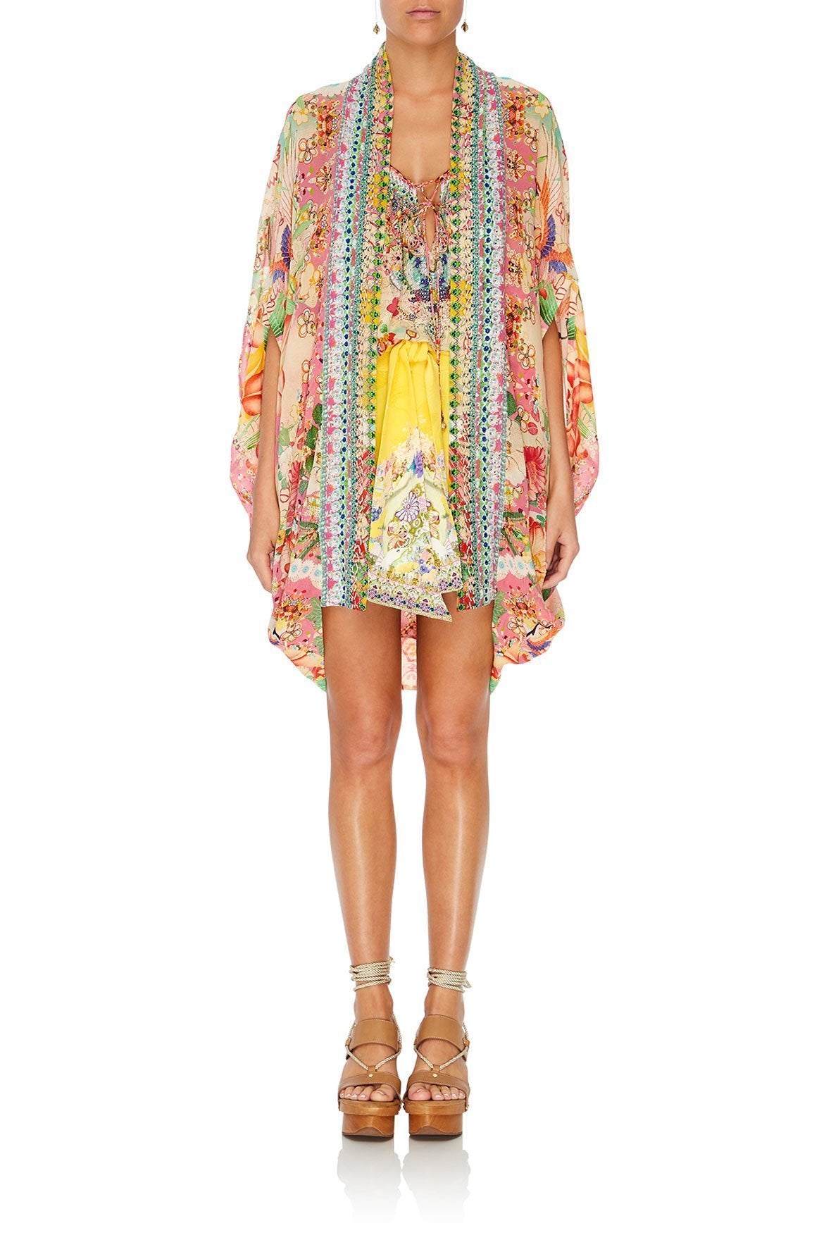 OPEN FRONT CARDI CAPE KIMONO KISSES