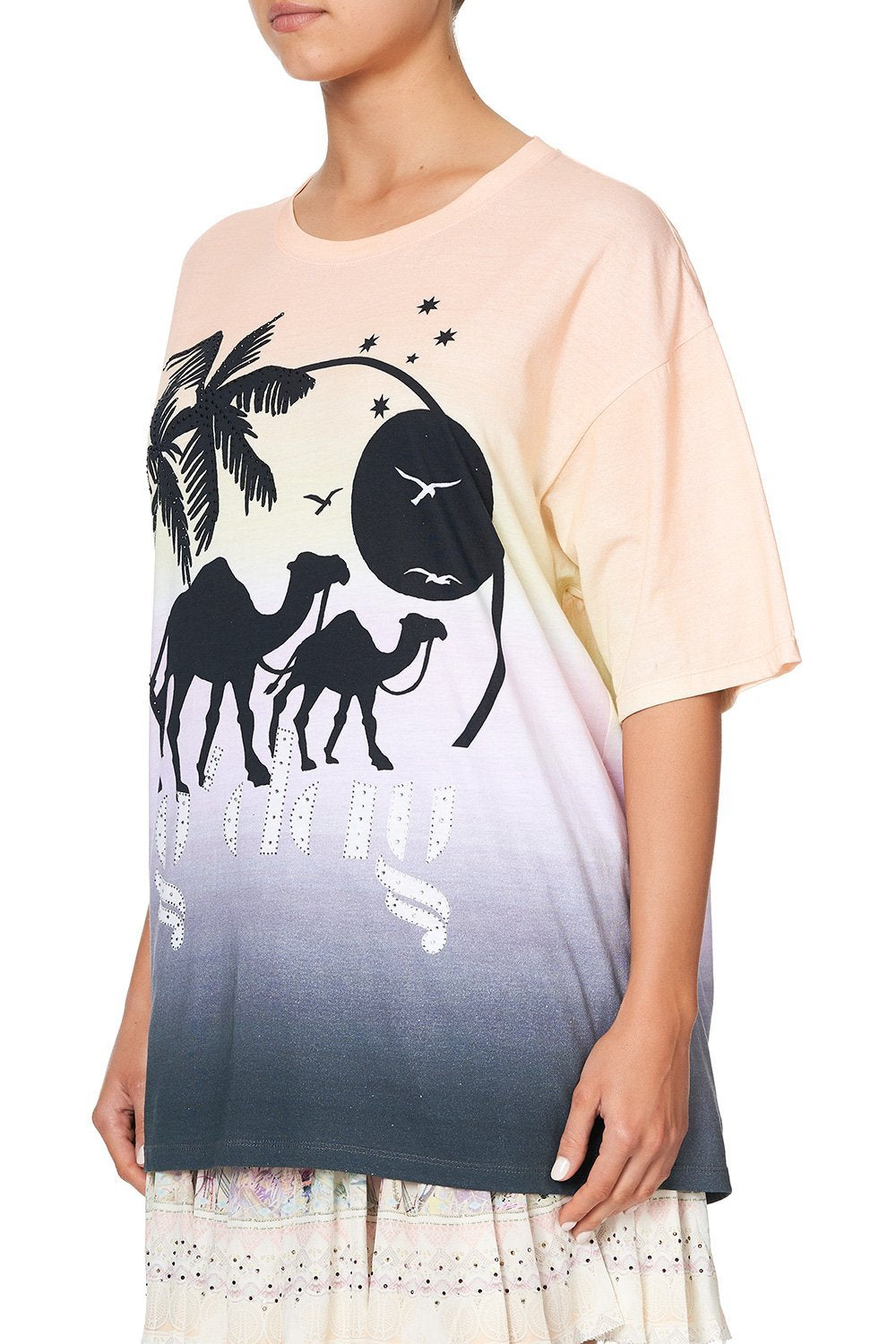 OVERSIZE BAND TEE MERMAID MILLA